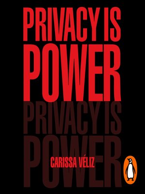 cover image of Privacy is Power